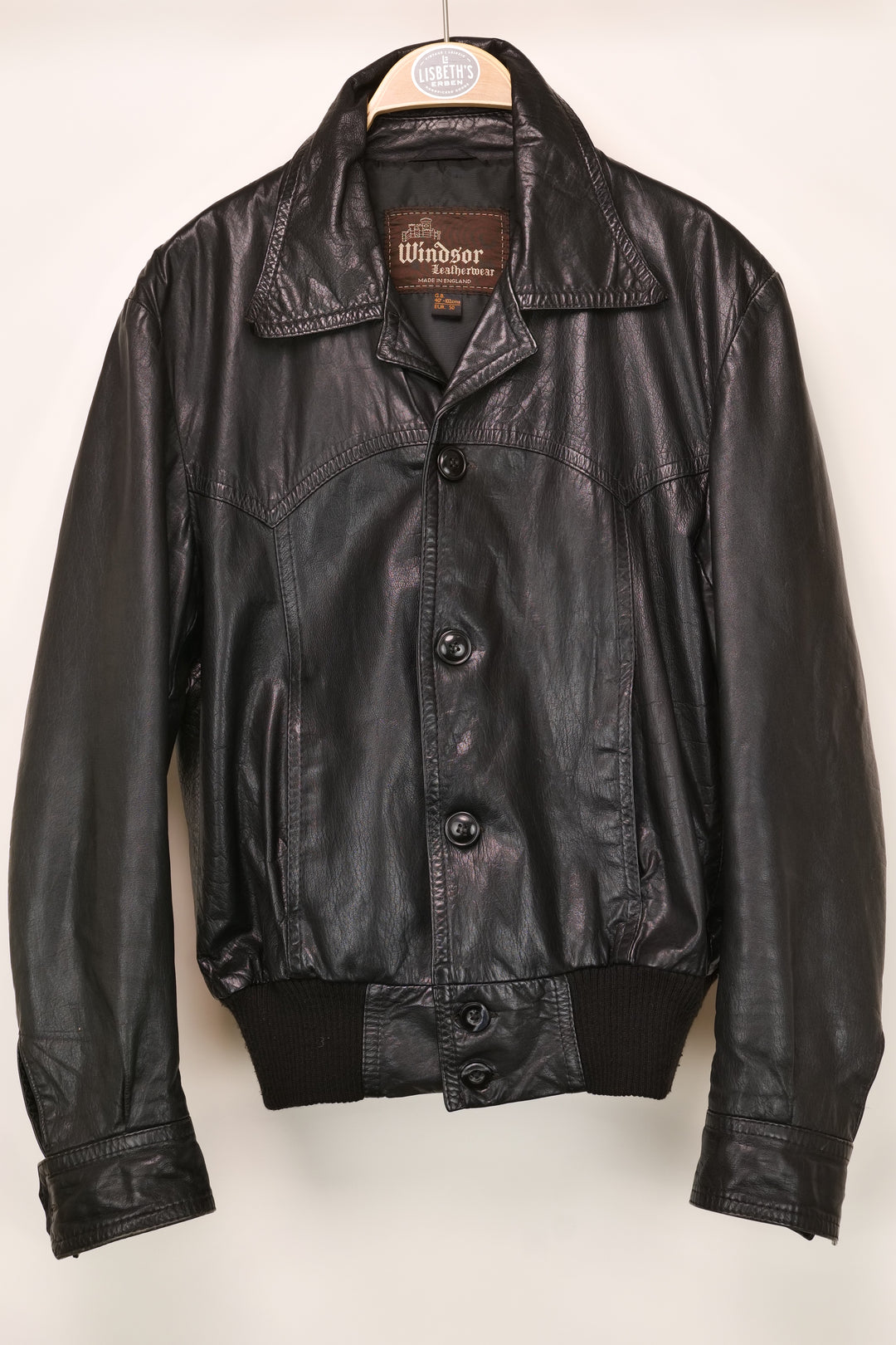 Vintage Windsor Lederjacke