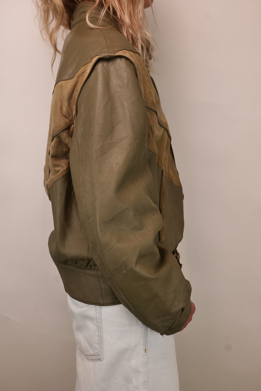 Vintage Lederjacke/ Weste