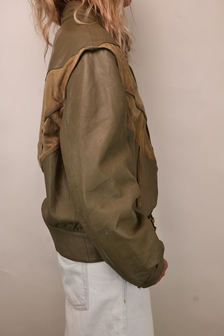 Vintage Lederjacke/ Weste