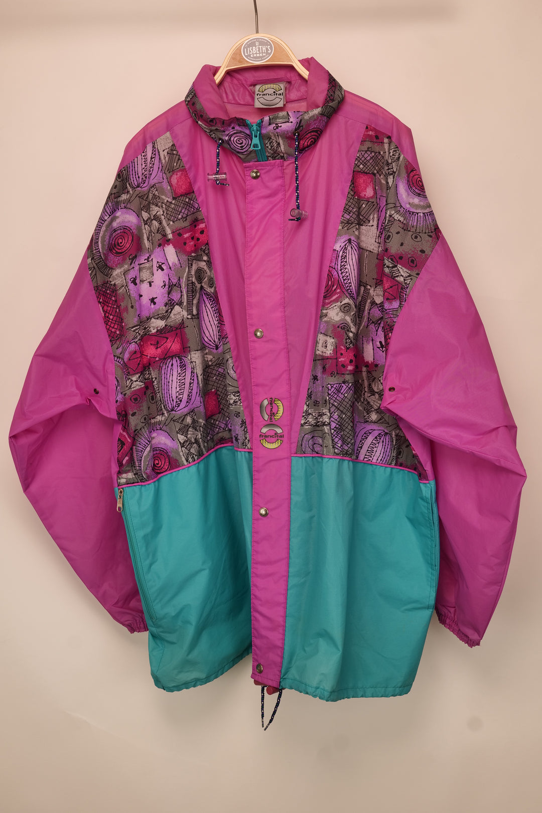 90s Vintage Windbreaker/ Regenjacke FRANCITAL