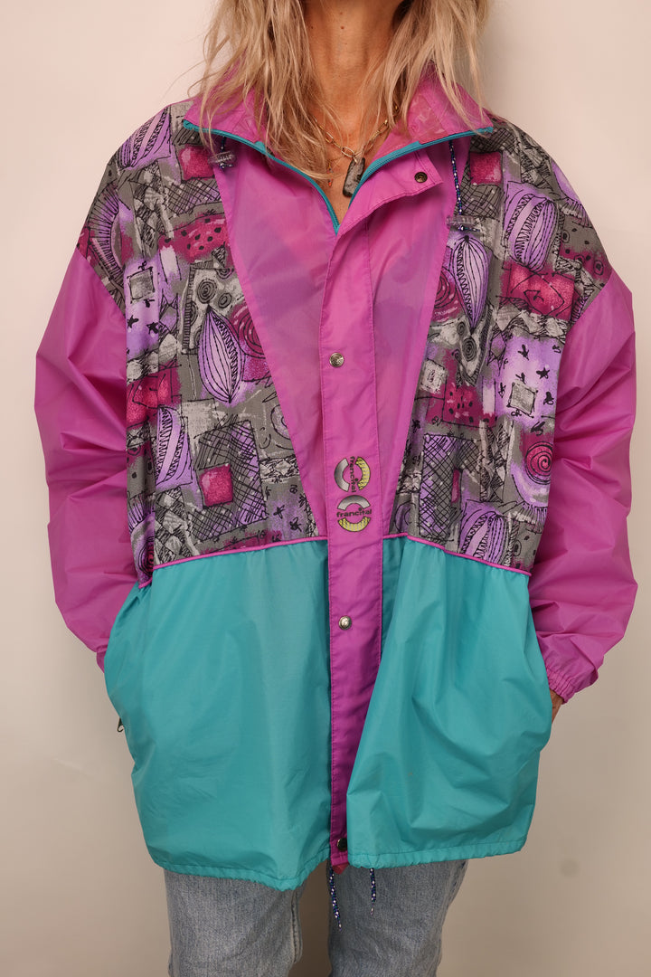 90s Vintage Windbreaker/ Regenjacke FRANCITAL