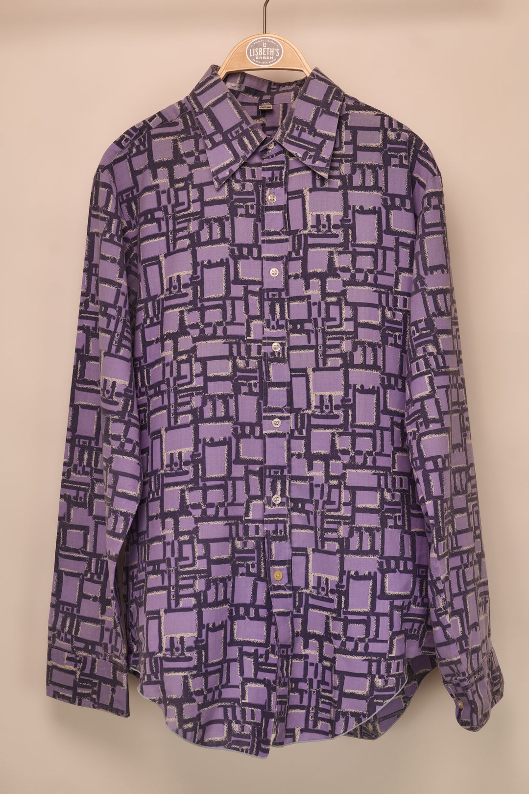 Vintage crazy pattern Shirt/ Hemd langarm