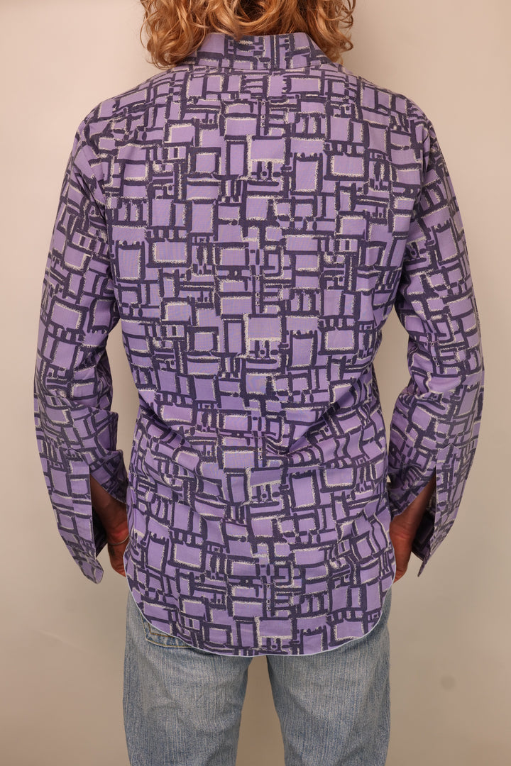 Vintage crazy pattern Shirt/ Hemd langarm