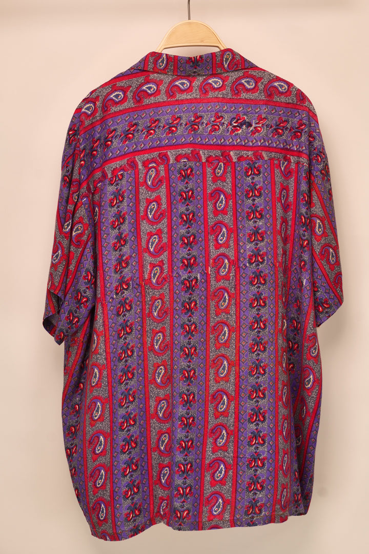 90s Vintage crazy pattern Shirt/ Hemd kurzarm