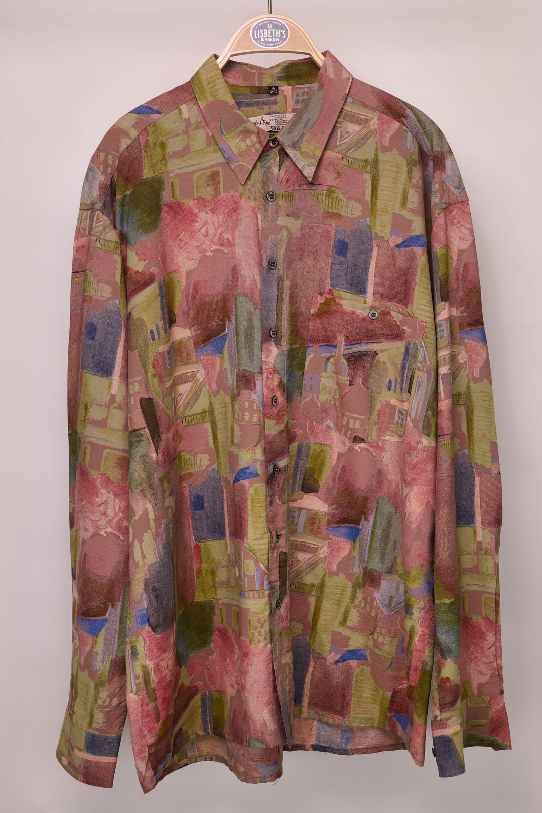 90s Vintage ANGELO LITRICO Shirt/ Hemd langarm