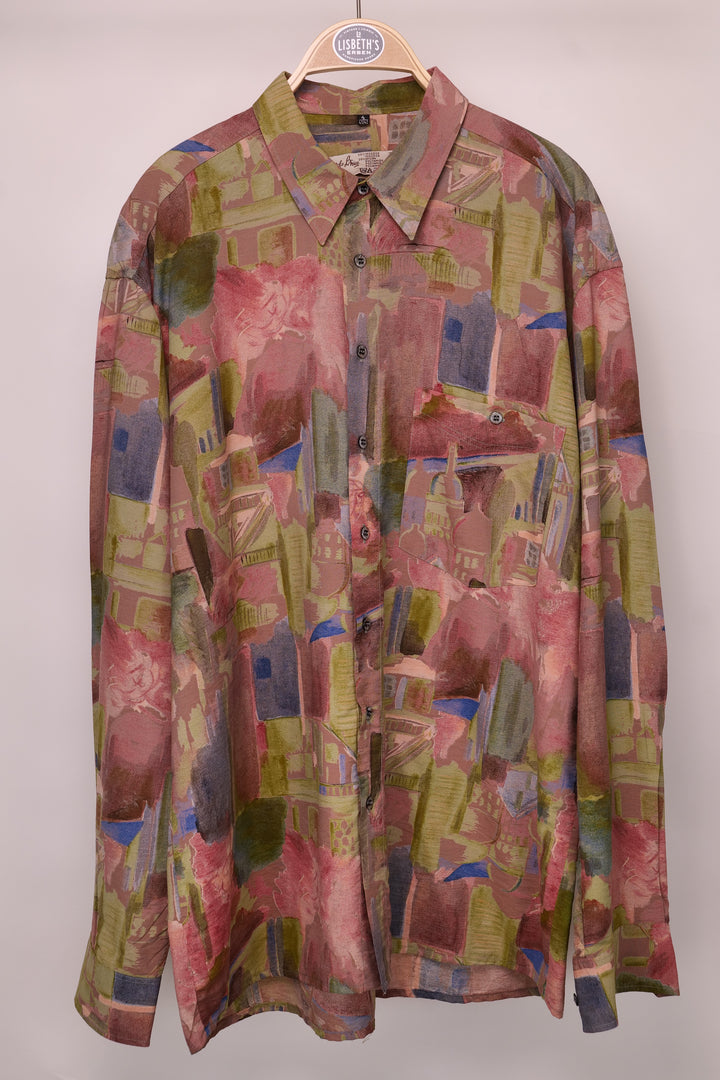 90s Vintage ANGELO LITRICO Shirt/ Hemd langarm