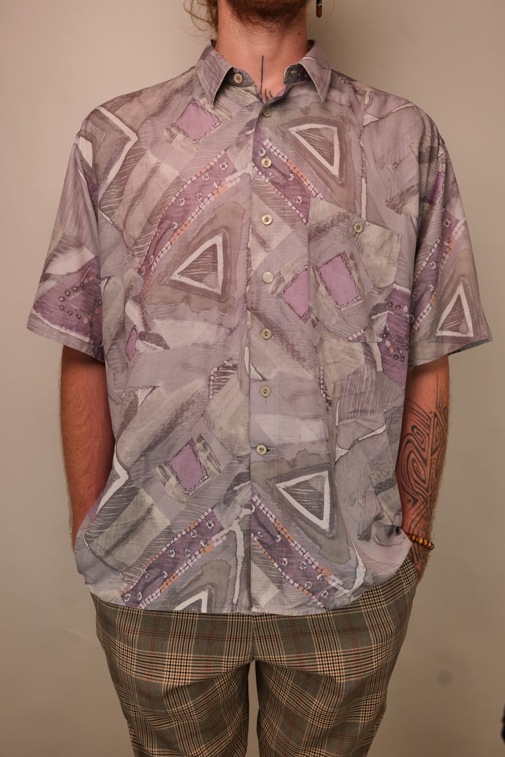 90er Vintage KING'S ROAD Shirt/ Hemd kurzarm