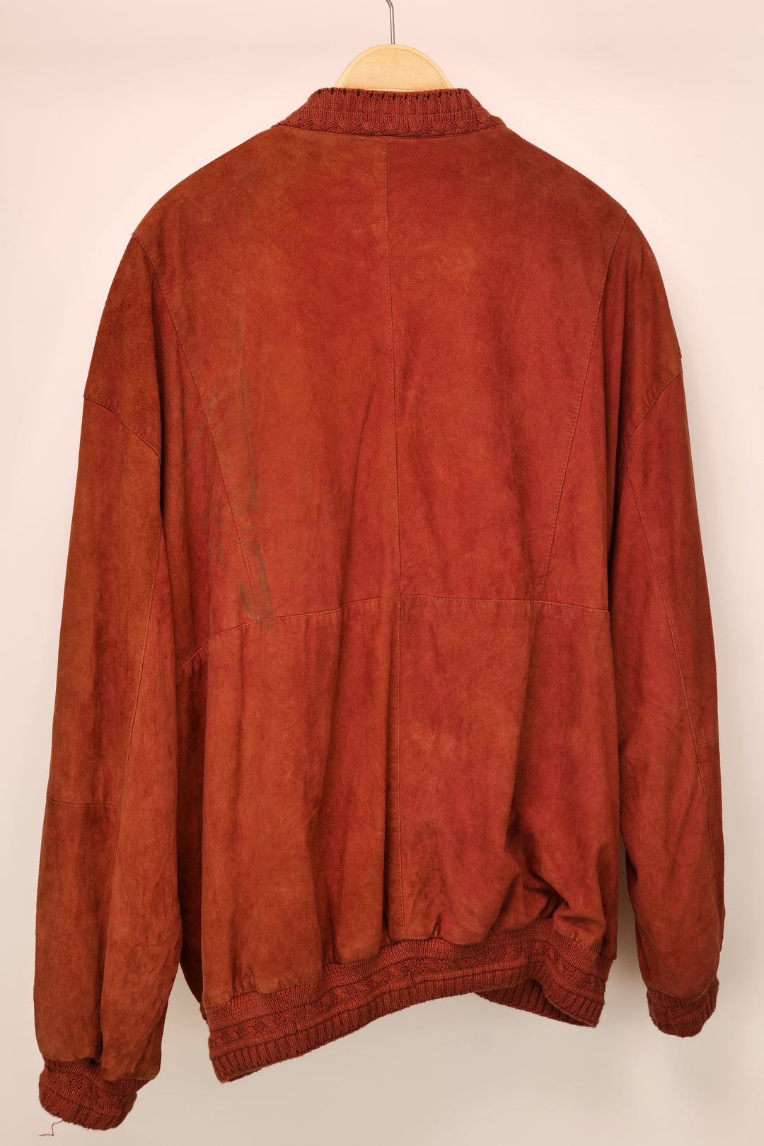 Vintage APART for men Lederblouson mit Strickeinsätzen