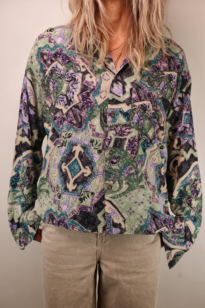 90er Vintage PROIBIDO Shirt/ Heam langarm