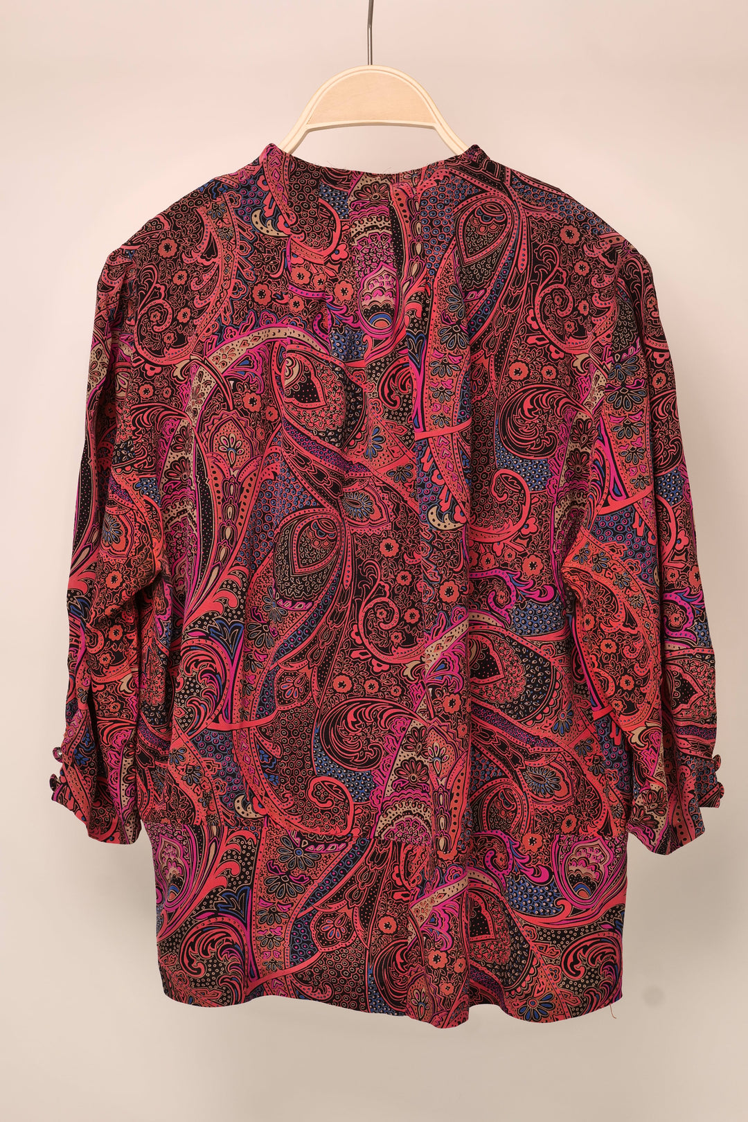 80er Vintage Bluse kurzarm