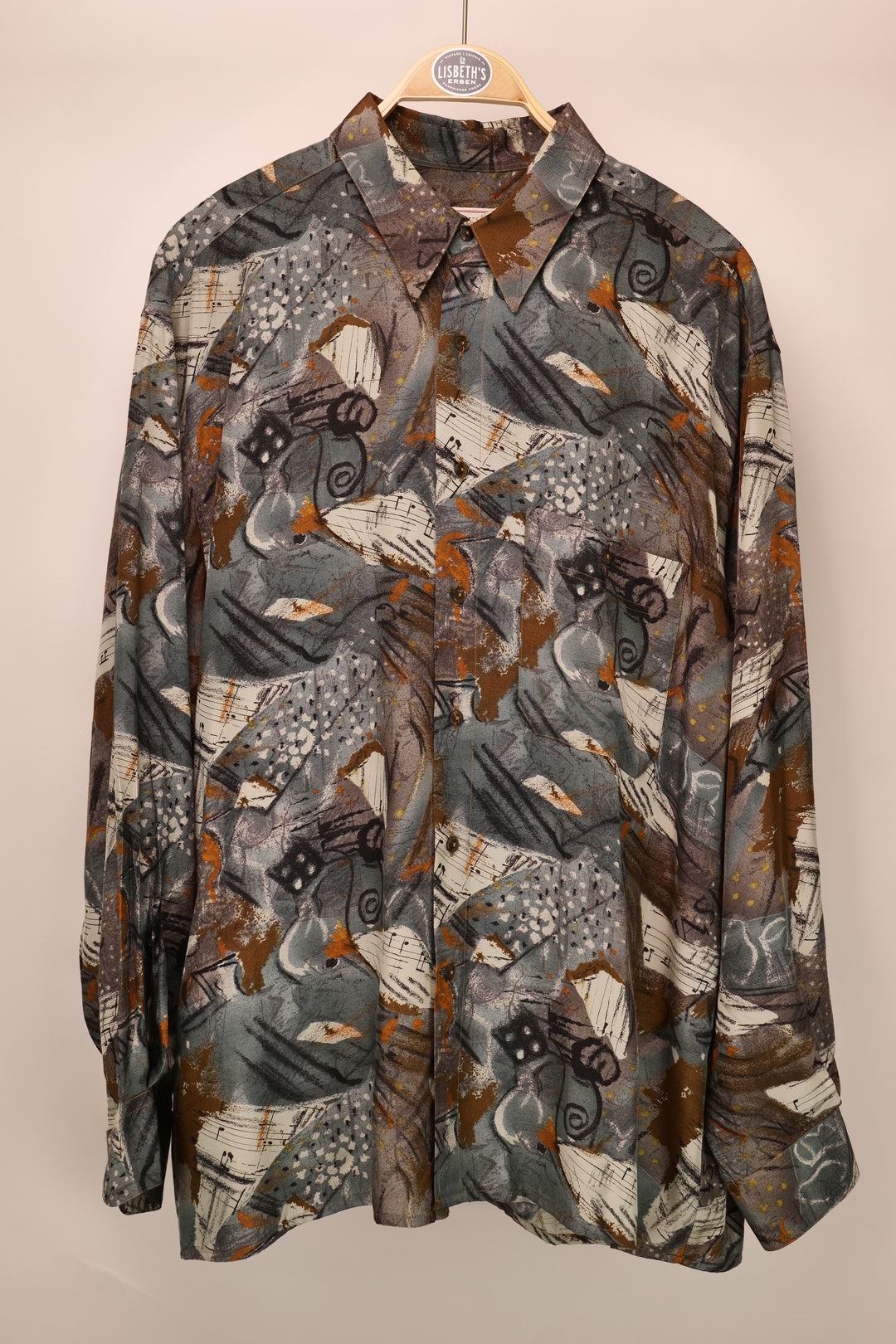90er Vintage DAS! HEMD crazy pattern Shirt