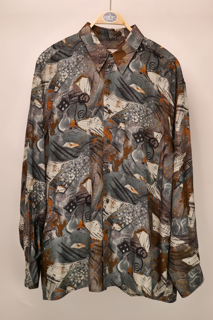 90er Vintage DAS! HEMD crazy pattern Shirt