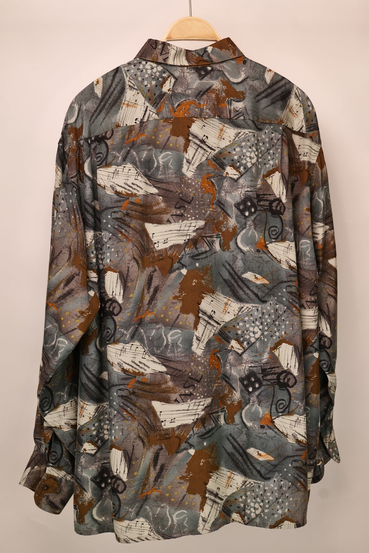 90er Vintage DAS! HEMD crazy pattern Shirt