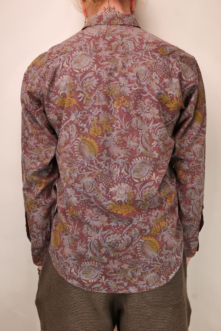 Vintage RODRIGO Hemd langarm 90er crazy pattern