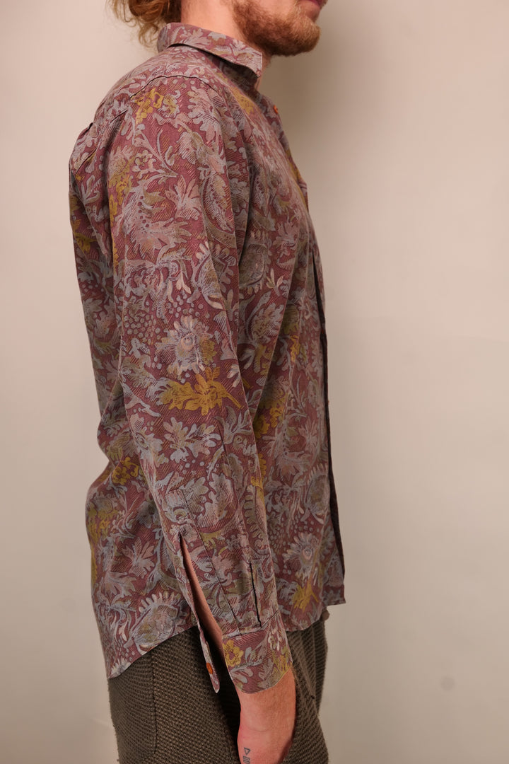 Vintage RODRIGO Hemd langarm 90er crazy pattern