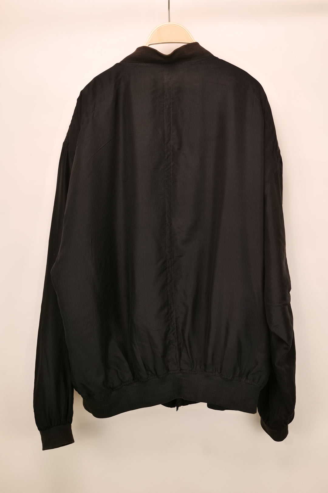 Vintage GAUCHO Seiden Blouson 90er schwarz