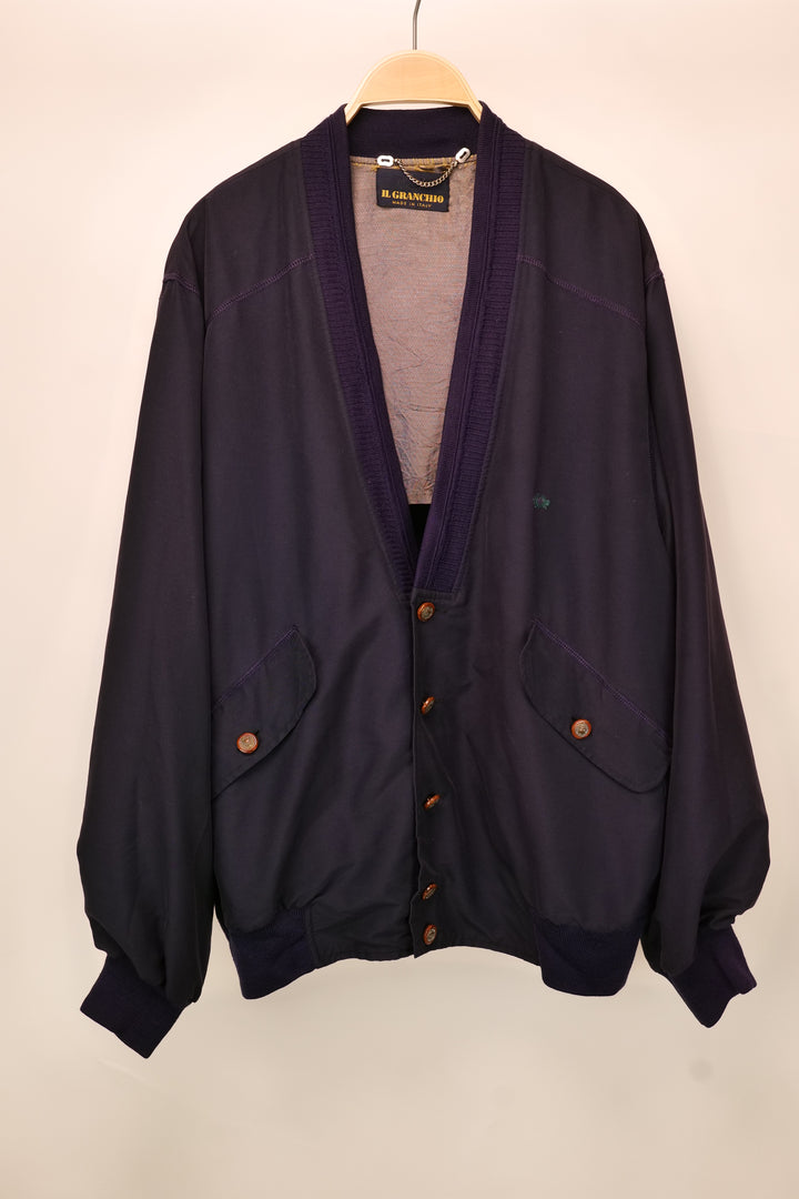 Vintage IL GRANCHIO Blouson dunkelblau
