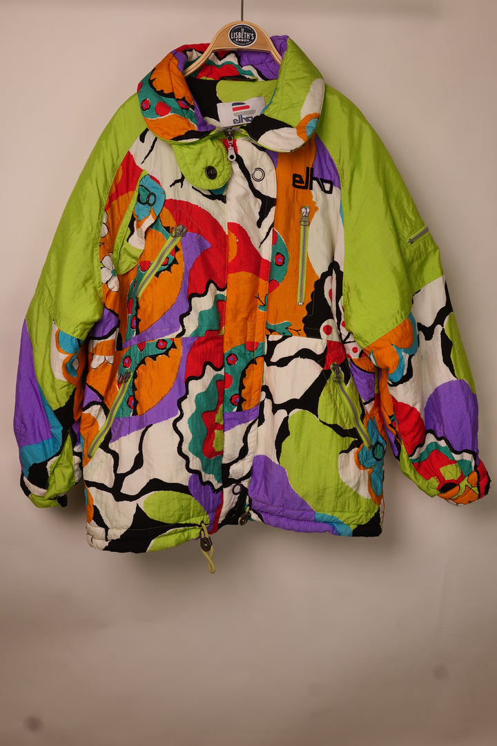 ELHO Vintage crazy pattern Winterjacke