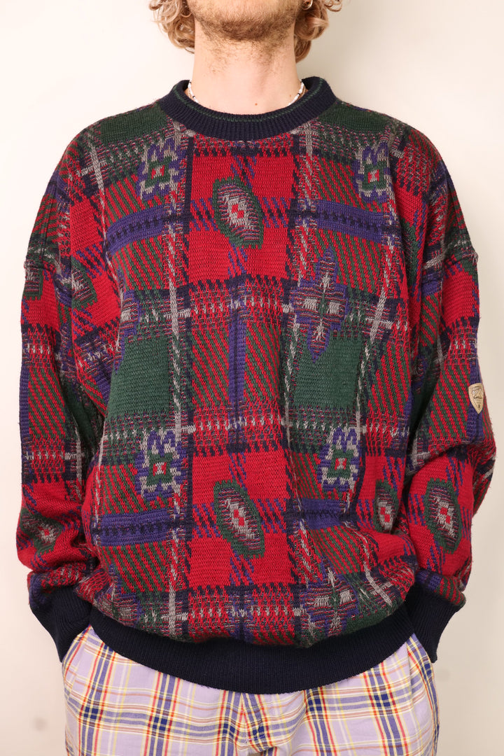 CARLO COLUCCI Vintage Strickpullover