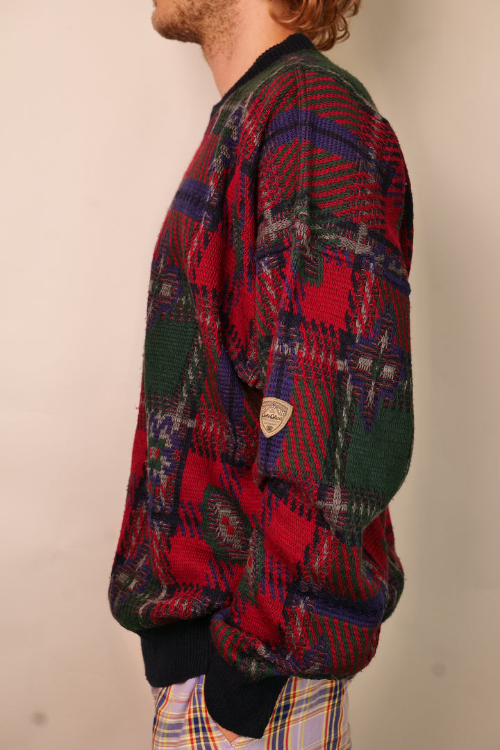 CARLO COLUCCI Vintage Strickpullover