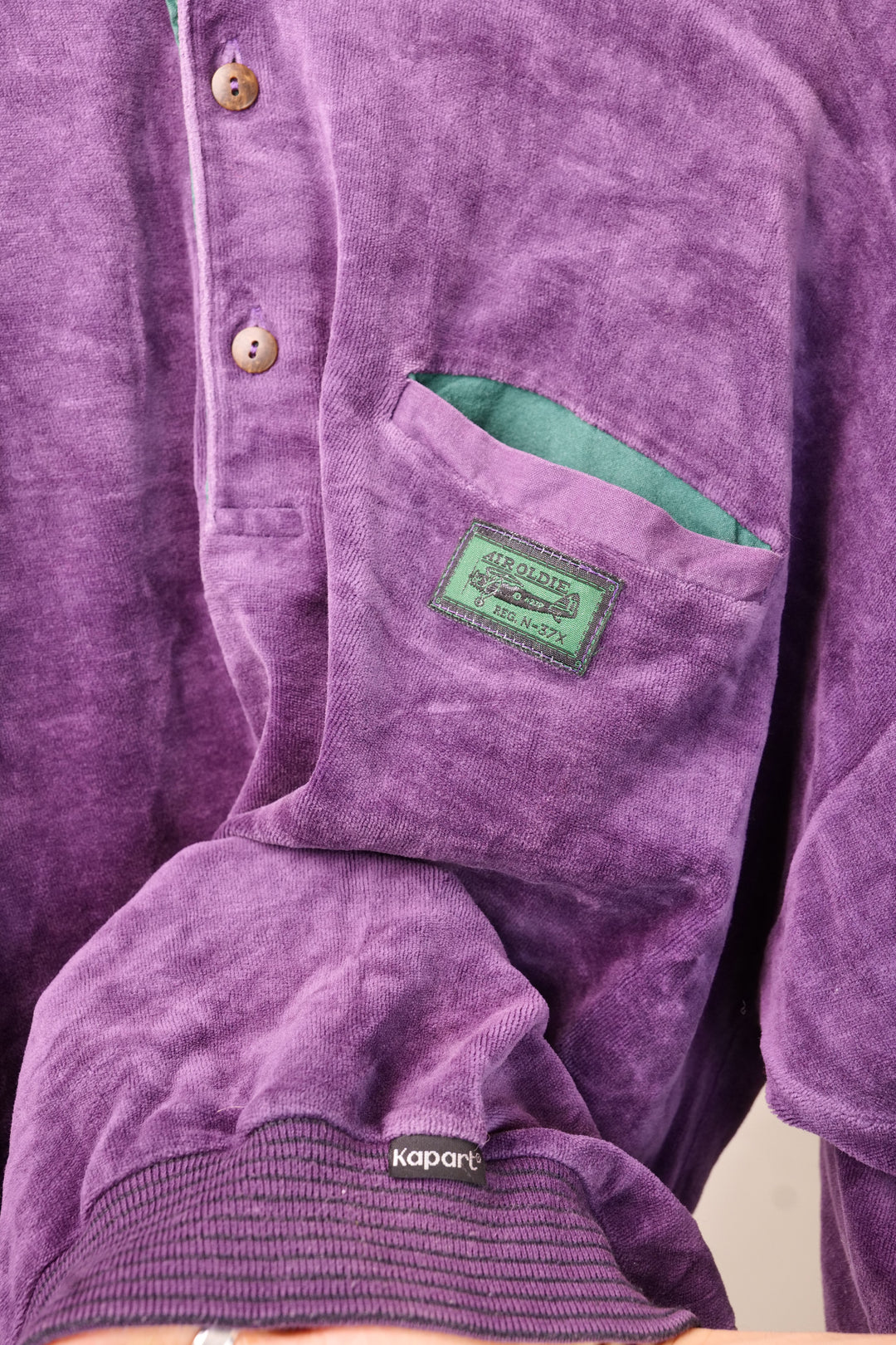 KAPART Pullover mit Knöpfen