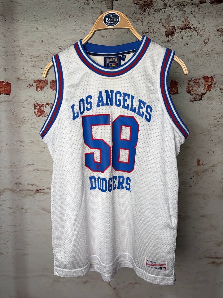 Cooperstown Majestic LA Dodgers Tanktop weiß/blau Vorderansicht